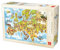 Deico Games 5947502876120 Cartoon Puzzle 1000 Europe Map, Multicolor