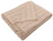 MERCURY TEXTIL- Colcha Multiusos Sofa,Manta Foulard,Plaid para Cama,Cubresofa Cubrecama,jarapas,Comoda Practica y Suave. Poliester Algodón (180 x 260cm, Liso Camel)