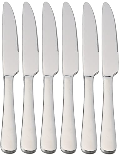 6 Cuchillos de Fruta Acero Acero Inoxidable 19,5 x 1,95 cm