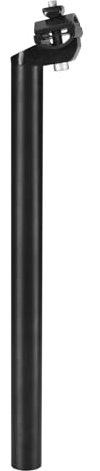 TRIWONDER Fahrrad Sattelstütze 25.4/27.2/28.6/30.4/30.8/31.6mm, Aluminium Sattelstange 350mm Länge für MTB BMX E-Bike Rennrad Trekkingrad (02 Schwarz, 31,6 mm)
