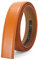 Nelbons Herren Gürtel Ratsche Automatik Gürtel für Männer 35mm Breit Ledergürtel, Ohne Schnalle (Yellow 2, Länge 130cm Geeignet für 30-43 taille)