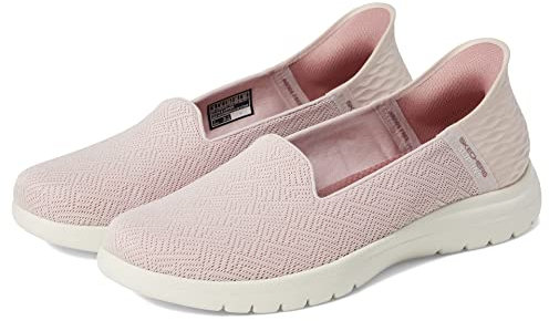 Skechers On-the-go Flex Astonish, Scarpe casual Donna, Blush Textile, 37 EU