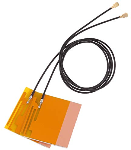 1 par Mini-PCI-E WiFi Antena Interna Universal Portátil WiFi Bluetooth Antena Amarillo Película para Tablet Red Inalámbrica