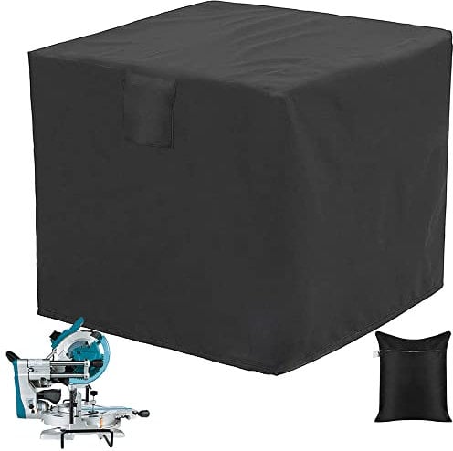 Product Image Skyour Miter Saw Cover for 10-12in Single Dual Bevel Sliding Compound Miter Saws, Waterproof Heavy Duty Table Miter Saws Dust Covers Protector for Machine Tools, Planers, Tool Cover