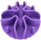 Slow Feeder Dog Bowl Insert,Doweiss Silicone Slow Feeder for Dog Cat Puppy Pet with Stong Suction Cups for Dog Bowls Slow Eating Bowls (Small, Purple)