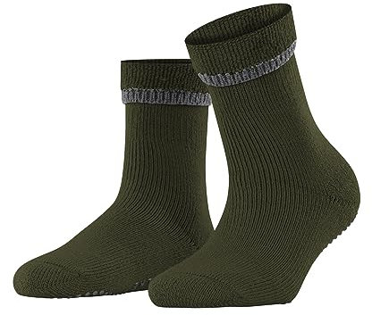 FALKE Damen Cuddle Pads W HP Baumwolle Rutschhemmende Noppen 1 Paar Stoppersocken, Grün (Artichoke 7436), 35-38