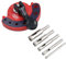 Diamond Hole Saw Set with Guide Jig 4 – 12mm for Porcelain Glass Slate Marble
