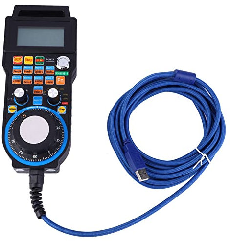Pilipane Máquina CNC, Controlador CNC, Volante Electrónico De Control con Cable Portátil para Fresadora De Grabado De Torno Enrutador CNC