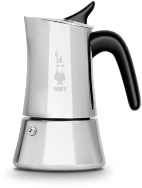 Bialetti Moka Exclusive 3 Tazze Vintage (3 tazze, Silver)