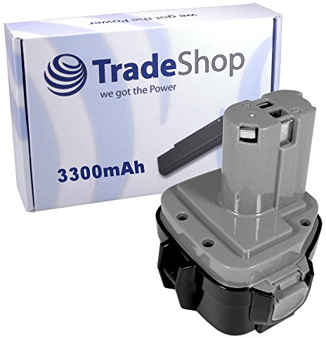 Trade-Shop NI-MH Akku 12V / 3300mAh kompatibel mit Makita 1220 1222 1233 1234 1235 192698-8 632804-8 1931389 193138-9 192698A 192698-A 1926988