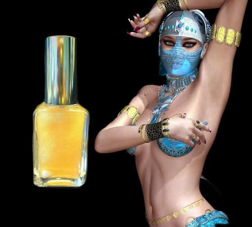 Salomé Goldzauber-Parfum *Golden Fire* mit Goldschimmer und Perle*Anziehungskraft-Ausstrahlung-10 ml