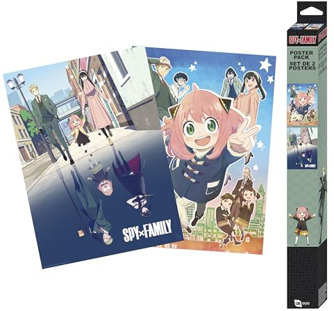 GB eye - Spy X Family Set 2 Chibi Poster für eine Doppelfamilie