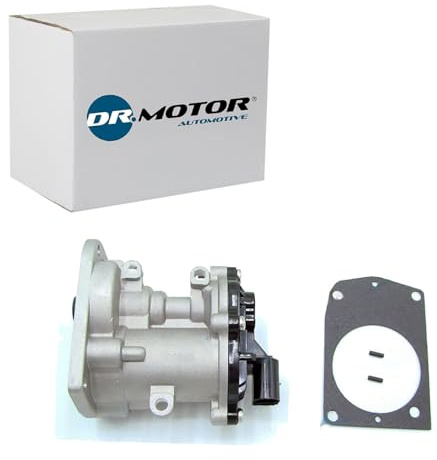 DR.MOTOR AUTOMOTIVE DRM61115 AGR-Ventil Abgasrückführungsventil mit Saugrohr mit Dichtung Kompatibel mit FORD S-MAX WA6 1352475 1376242 1387083