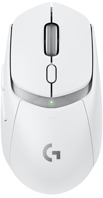 Logitech G309 LIGHTSPEED Mouse gaming wirelessleggero, interruttori ibridi LIGHTFORCE, sensore HERO 25K, oltre 300 ore con batteria AA, 6 pulsanti programmabili, PC e Mac - Bianco