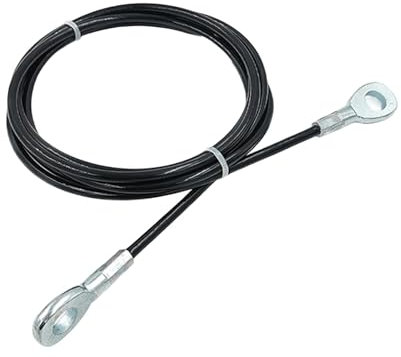 JISADER Cavo per Palestra di casa Cavo di prolunga per Fitness Cavo in Acciaio da 5 mm Premium Sollevamento Polsi Braccia Avambracci Allenamento Fitness, 1.8 Milioni