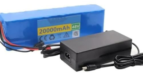 Batería de bicicleta eléctrica 48V 20AH Batería de litio para bicicleta eléctrica Batería para bicicleta eléctrica Motocicleta Scooter para bicicletas eléctricas Motor, enchufe T 20000mAh+car