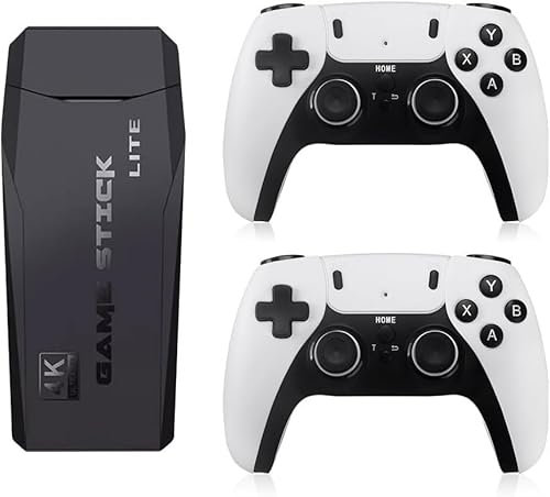Meiurlex M8 PRO Console de jeu nostalgie avec plus de 30 000 jeux, HDMI 4K Rétro Game TV Game Stick avec deux manettes sans fil 2,4 G, émulateurs de consoles rétro, cadeau pour enfants et adultes, 128