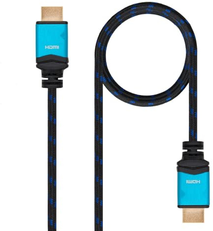 Blendend Cable HDMI V2.0, 4K@60Hz, 18Gbps, Negro, 3 m - Ideal para transmitir Video y Audio Dispositivos.