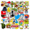 Trendy Aufkleber Decals, Aufkleber 100Stück, Wasserdicht Laptop Aufkleber, Coole Aufkleber Für Koffer, Trinkflasche, Skateboard, Auto, Fahrrad, Gitarre, Helm und Graffiti