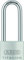 ABUS Cadenas 54TI/40HB63 TITALIUM – Léger en aluminium avec anse haute – Anse en acier trempé – Double verrouillage de l'anse – Niveau de sécurité 4