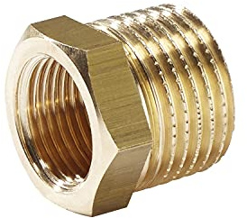H2O-Flex® Gewindefitting Reduzierung 1/2“AG x 3/8“IG, Messing Fitting Reduzierstück