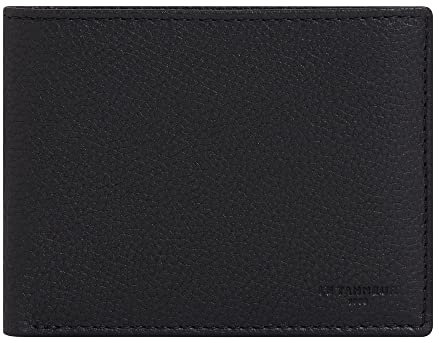 Le Tanneur, Portefeuille, Porte Cartes, en Cuir, Charles, Homme, 6 Compartiments Cartes, 2 Poches Billets, Poche Format Carte d'identité, Poche à Monnaie à Rabat Anti-RFID, Porte-Billets, Horizontal.