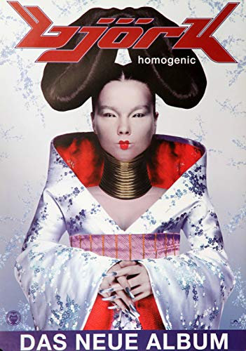 Premium Poster/Plakat | DIN A1 | Wanddeko | Live Konzert Veranstaltung » Björk - Homogenic, Frankfurt 1997 «