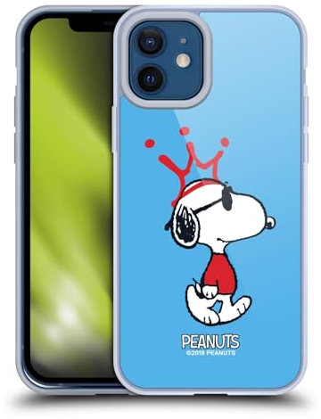 Head Case Designs Offizielle Peanuts Joe Cool Die Vielen Seiten Von Snoopy Gelhülle [Militärischer Schutzgrad] Kompatibel Mit Apple iPhone 12 / iPhone 12 Pro Und Kompatibel Mit MagSafe
