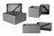 Ikea SKUBB 6er-Set textile Aufbewahrungs-Boxen - 14x14x13cm, 28x14x13 cm und 28x28x13cm