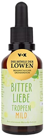 BitterLiebe® Gotas amargas sin alcohol 50 ml según Hildegard von Bingen – el original de La Cueva de los Leones – altas dosis de sustancias amargas gotas
