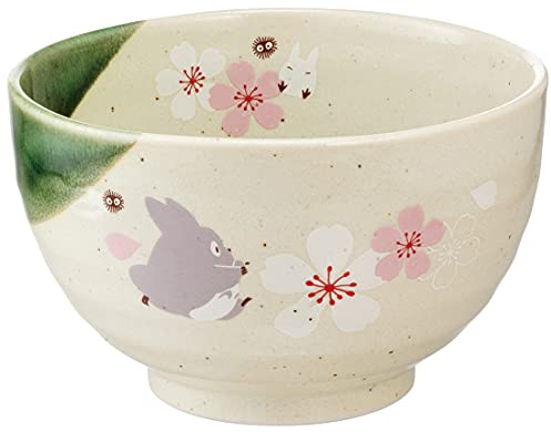 Studio Ghibli - My Neighbor Totoro - Sakura/Cherry Blossom, Skater tradizionale giapponese porcellana piatto serie - Piccola ciotola di riso