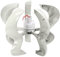 Kit Generatore Eolico Eujgoov Generatore Eolico 600W 5 Pale Ad Asse Verticale Turbina Eolica per Sistema Solare Eolico Bianco(24V)