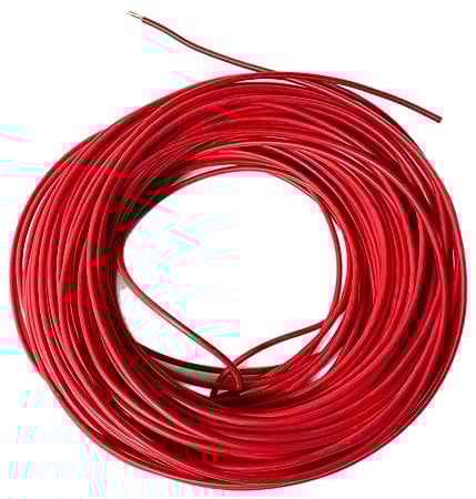 H07V-K 1 m Battery Cable 4 mm² PVC Red
