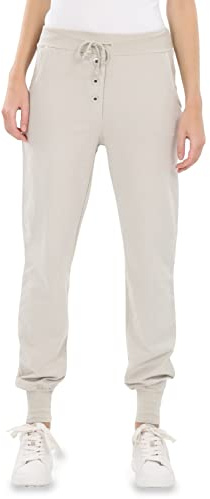 Malito - Damen Jogginghose im Classic Look - Sporthose in Unifarben - Baggy zum Tanzen - Sweatpants - Trainingshose 8021-G