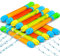 JOYIN 12 Pack Water Soaker Bulk, 16.5/41.9cm Summer water Blasters Squirt Guns for Kids Outdoor Swimming Pool, Backyard, Beach Game Water Fighting Play Toys