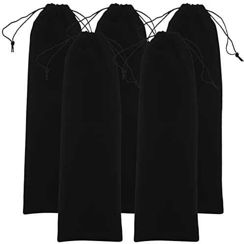 LALAFINA 5 Stück Velours Lockenstab Etui Reiseetui für Haarstyling Werkzeuge Tragbare Größe Einfach zu Tragen Schutzhülle für Glätteisen und Lockenstäbe Beim Reisen
