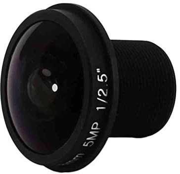Wresetly HD fisheye cctv lens 5MP 1.8mm M12x0.5 mount 1/2.5 F2.0 180 degree for video surveillance camera cctv lenses