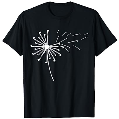 Pusteblume Hockeyschläger Shirt für Hockeyspieler Feldhockey T-Shirt