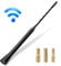 Qiuyan 23cm Universal Car Antenna Replacement, Radio Signal Booster, AM/FM/DAB Roof Car Radio Aerial Mast Comes with Screws M4 M5 M6