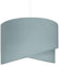 youngDECO® TULPE Lampenschirm Hängelampe Ø38 cm - Pendelleuchte Salbei - Hängeleuchte aus Baumwollstoff 2xE27 - Lampe Schlafzimmer, Wohnzimmer, Kinderzimmer und Büro (Ohne Glühbirne)