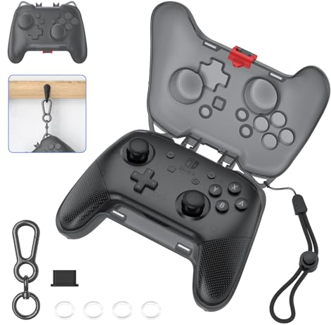 Controller Hülle für Nintendo Switch Pro Controller, Aufbewahrung Tasche Switch Pro Game Controller Case Schutzhülle, Switch Pro Controller Carrying Travel Case Spiele Zubehör Staubschutz Slim Cover