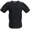 Topeter Padded Compression Shirt, Youth Protective Gear Short Sleeve Shirts, Rib Protection Underwear for Boys, Kids, Girls YXL