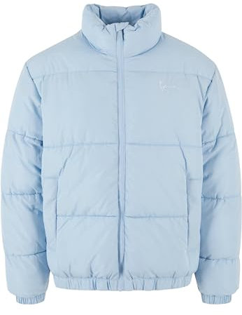 Karl Kani Herren KM233-052-3 KK Chest Signature Puffer Jacket Light Blue, L