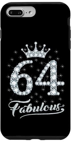 iPhone 7 Plus/8 Plus 64 Fabulous 64 Years Old Happy 64th Birthday Girl Women Case