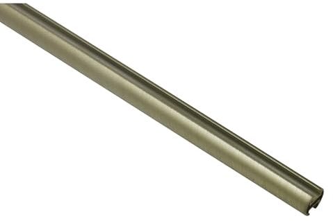 GARDINIA Gardinenstange Kira mit Innenlauf II, Ø 19 mm, Champagner, 200 cm