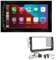 ESX VMX700DAB 2-DIN Autoradio kompatibel mit Wireless Apple CarPlay Android Auto Bluetooth DAB+ passend für KIA Venga ab 2009 schwarz
