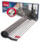 Vileda Escurreplatos Fregadero 45 x 40 cm de Acero Inoxidable y TPE – 24 Barras, Enrollable, Ideal como Estructura para vajilla y Cubierta del Fregadero, escurridor de Platos Plegable