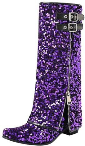 Scarpe Donna Stivaletti Stivali da Donna Texani Beige Stivaletti Donna Estivi Bassi Scarpa Estiva Donna Stivaletto Texano Donna Basso Stivali Alti Donna sopra Il Ginocchio Stivali