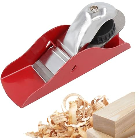 Mini Rabot À Main de Menuiserie, Raboteuse Bois Compacte Légère Réglable Manuellement Outil Pratique pour Artisanat Coupe, Fabrication de Modèles et Sculpture sur Bois