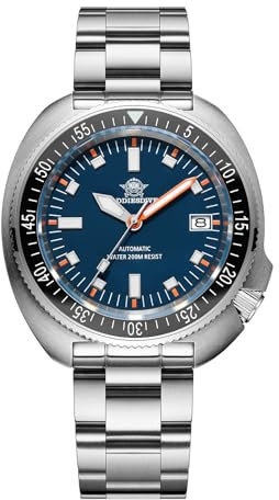 ADDIESDIVE Automatikuhr Herren Taucheruhr 200m BGW9 Leuchtend NH35A mechanische Uhr analoge Uhr Herren Mit Edelstahlarmband AD2081